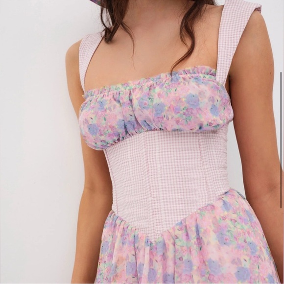 for Love & Lemons Brenna Mini Dress - Picture 3 of 7